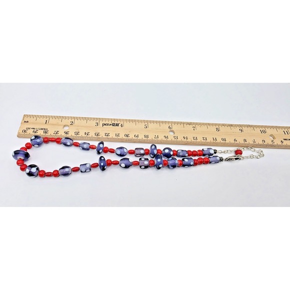 Red Hat Society Mixed jewelry Lot of 5 Brooch Pins x3 Glass Necklace *Bracelet* - Picture 7 of 10